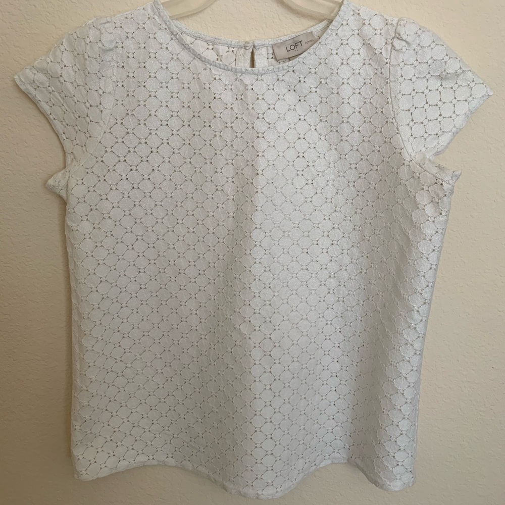 LOFT white Top